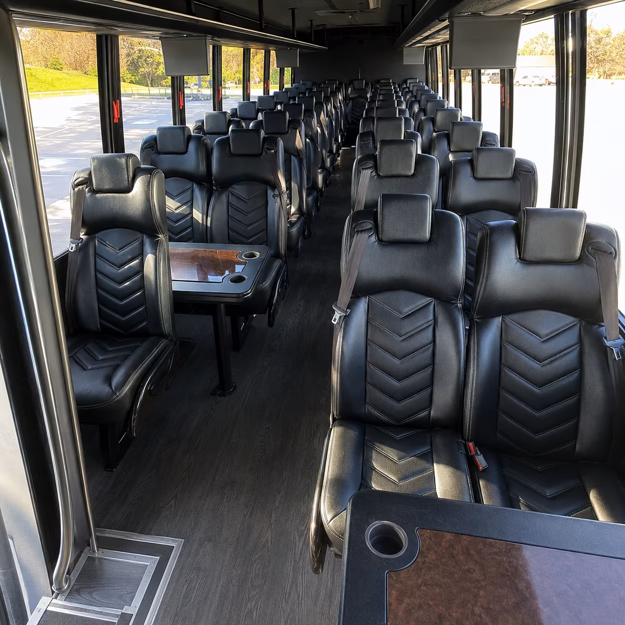 Dayton Airport Shuttle & Transportation party bus exterior