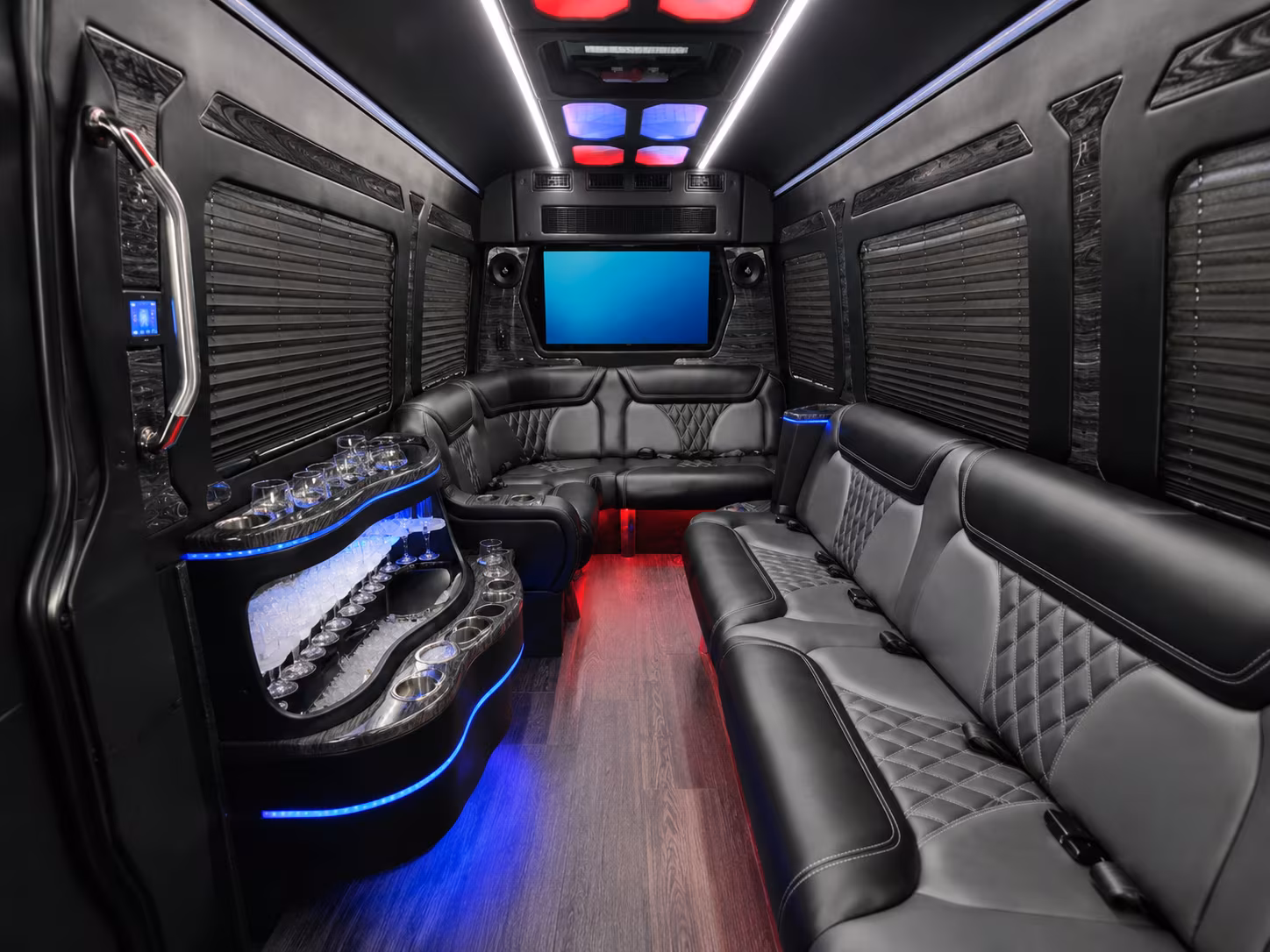 Dayton Corporate Transportation party bus exterior