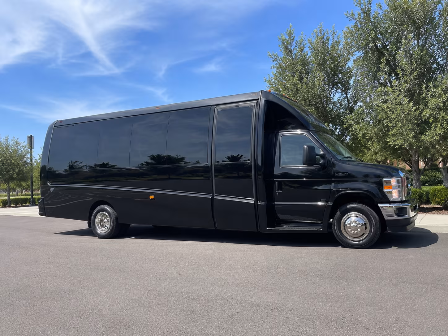 Dayton Corporate Transportation party bus exterior