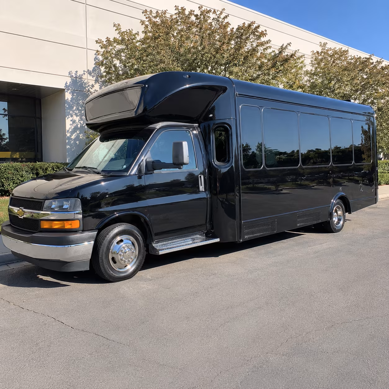 Dayton Private Event Transportation party bus exterior