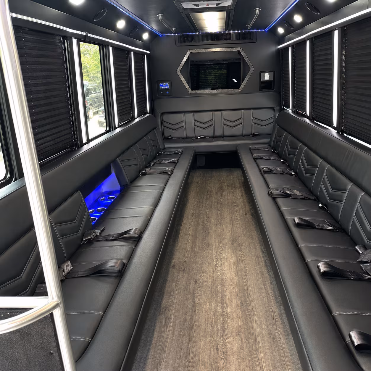 Dayton Private Event Transportation party bus exterior
