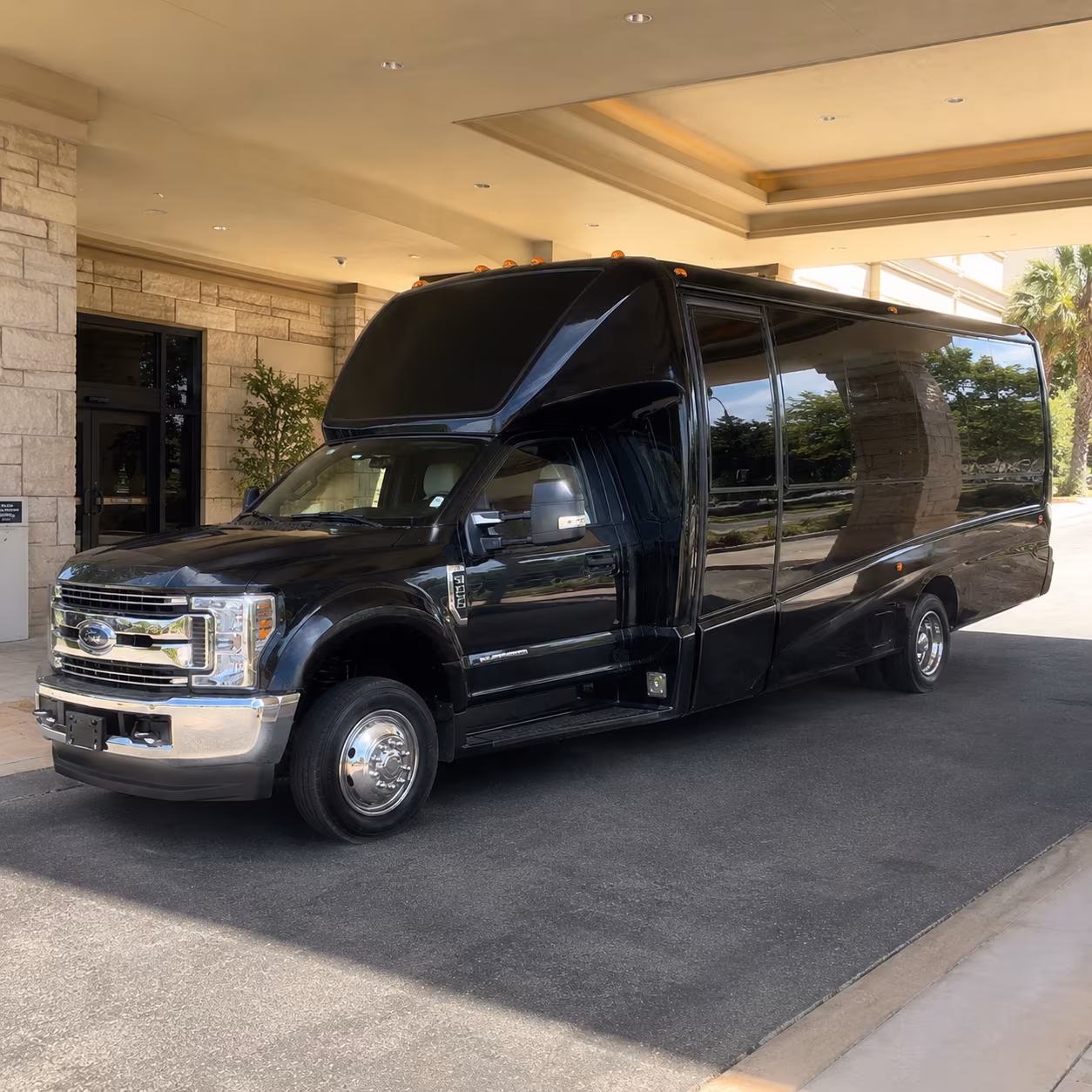 Dayton Private Event Transportation party bus interior