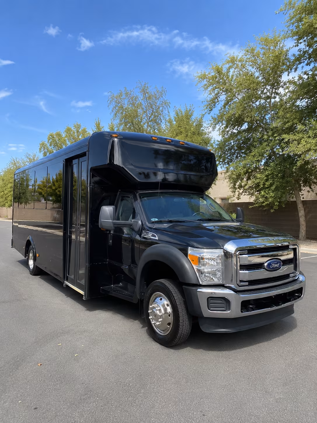 Dayton Private Event Transportation party bus exterior
