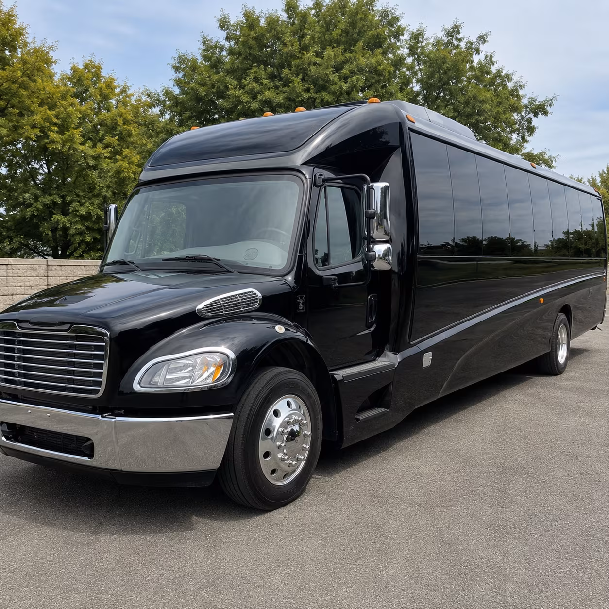 Dayton School Event Transportation party bus exterior