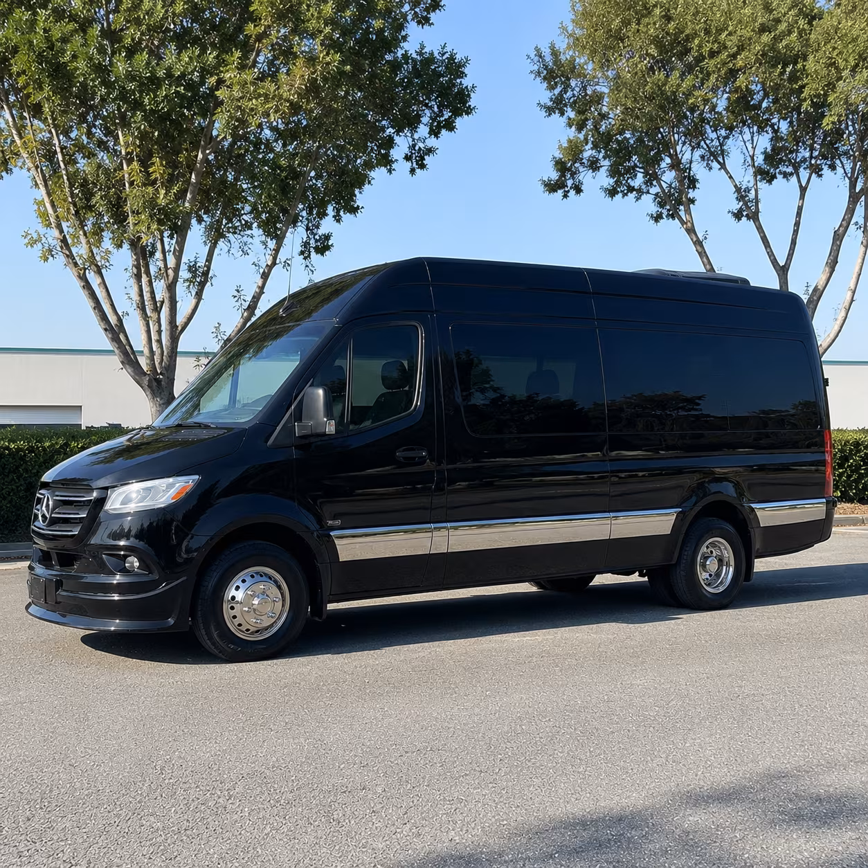 Dayton School Event Transportation party bus exterior