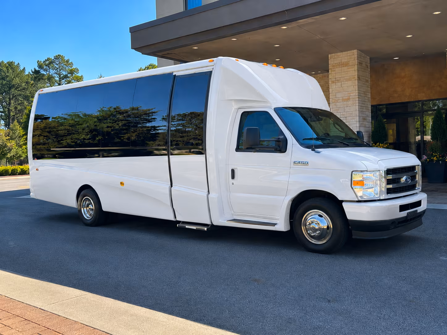 Dayton School Event Transportation party bus exterior