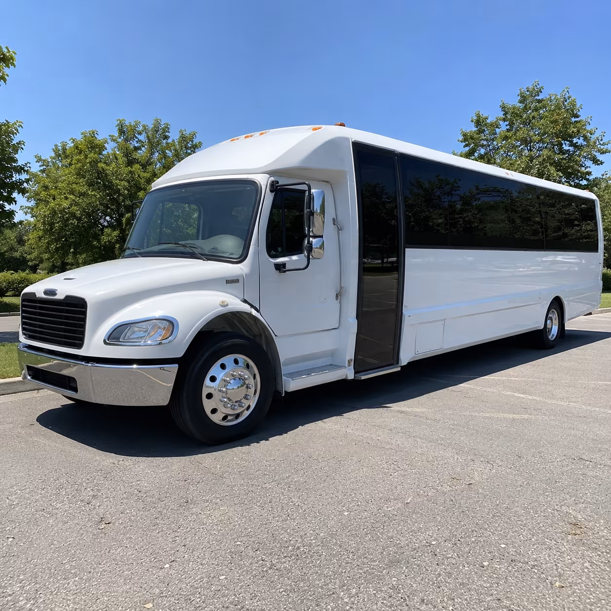 Dayton School Event Transportation party bus interior