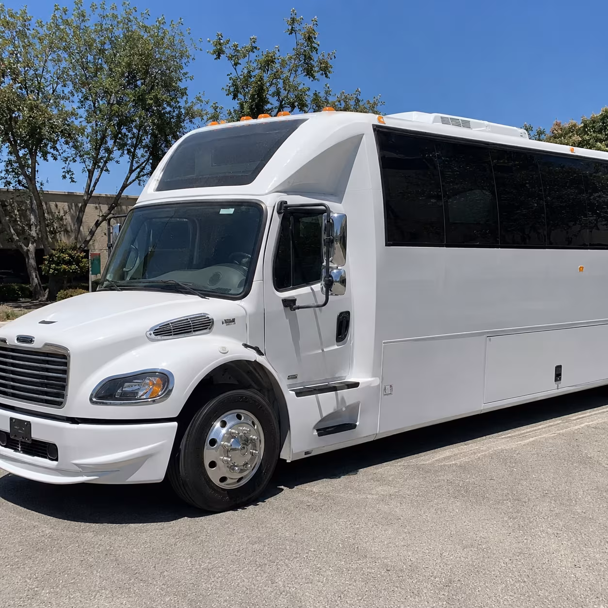 Dayton Wedding Transportation party bus exterior