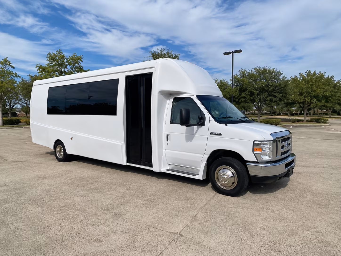 Dayton Wedding Transportation party bus interior