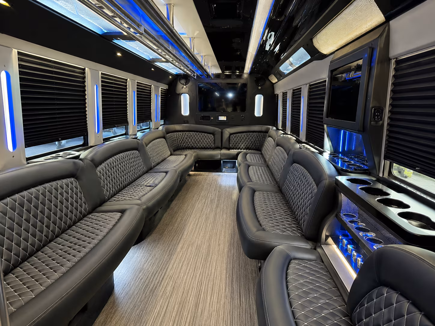 Dayton Winery Tour & Pub Crawl Transportation onboard seating
