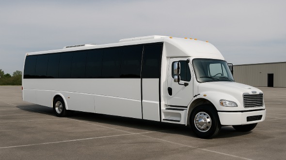 Exterior of Charter Bus Company Middletown's 30 Passenger Party Bus in Middletown