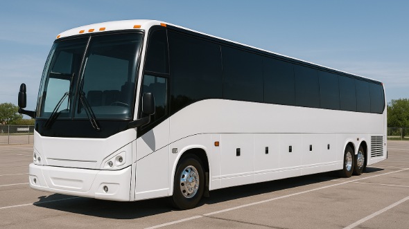 Exterior of Charter Bus Company Fort Wayne's 40 Passenger Party Bus in Fort Wayne