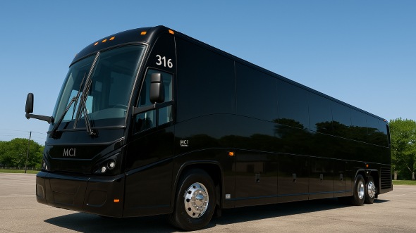 Exterior of Charter Bus Company Dayton's 44 Passenger Charter Bus in Dayton