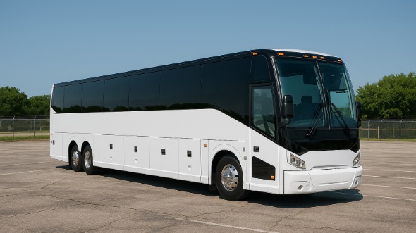 Exterior of Charter Bus Company Dayton's 46 Passenger Charter Bus in Dayton