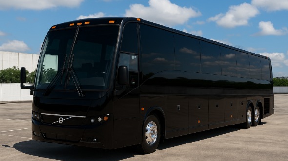Exterior of Charter Bus Company Dayton's 47 Passenger Charter Bus in Dayton