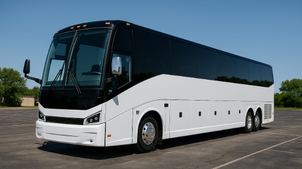 Exterior of Charter Bus Company Cincinnati's 50 Passenger Party Bus in Cincinnati